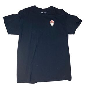 Eighty Eight Brand Men’s Short Sleeve Embroidered Mushroom Patch Shirt